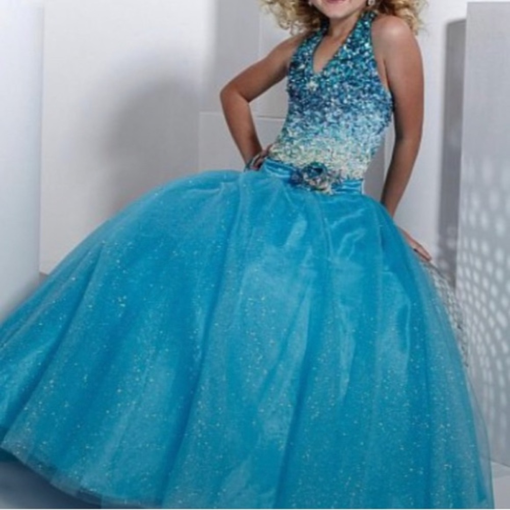 Girls pageant dress